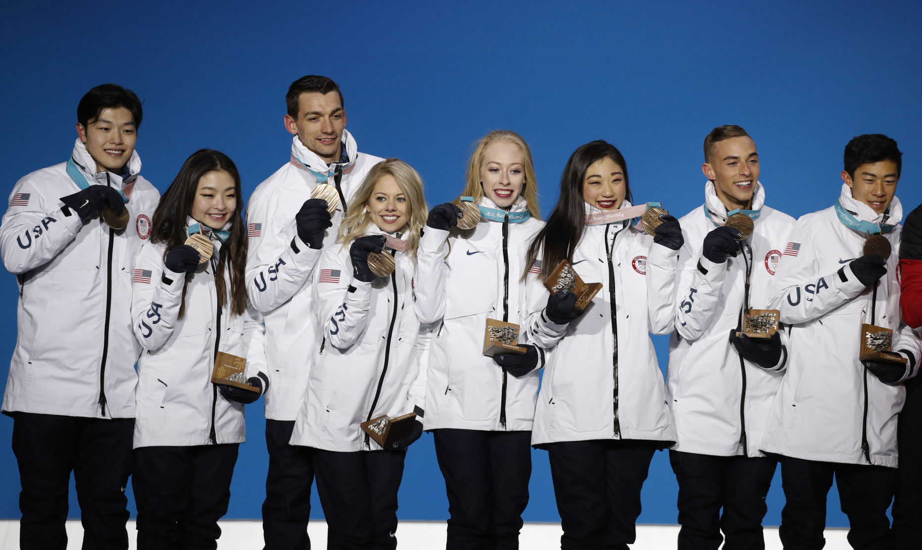 Pyeongchang Olympics Medals Ceremony Figure Skating